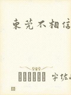 东莞不相信眼泪