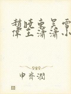 赵晓东吴雪晴郑伟王潇潇小说名字