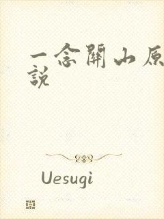 一念关山原著小说