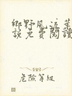 乡野风流叶凡小说免费阅读封面