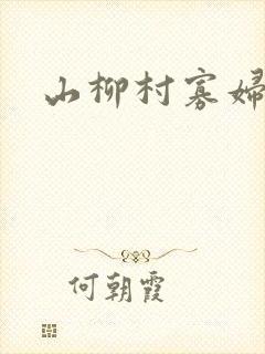 山柳村寡妇情史