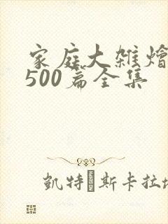家庭大杂烩小说500篇全集