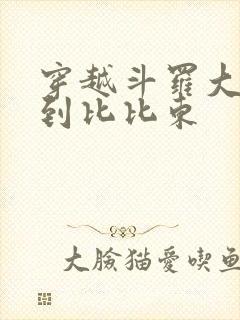 穿越斗罗大陆推到比比东封面