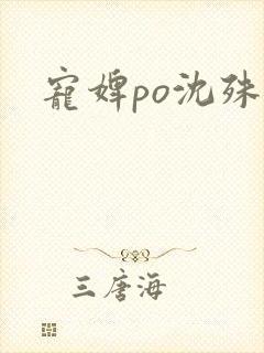 宠婢po沈殊辞封面