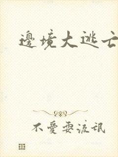 边境大逃亡封面