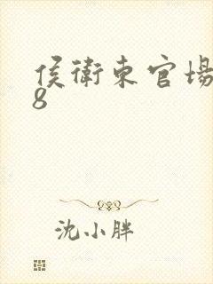 侯卫东官场笔记8封面