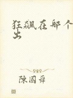 狂飙在哪个台播出