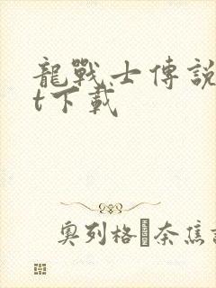 龙战士传说txt下载