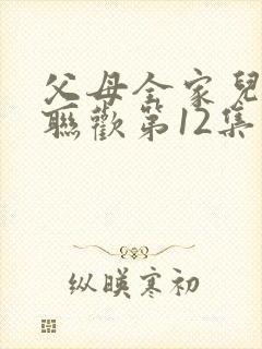 父母全家儿女大联欢第12集封面