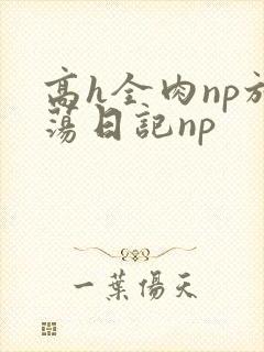 高h全肉np放荡日记np