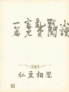 一家乱战小说全篇免费阅读封面