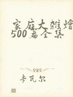 家庭大杂烩小说500篇全集