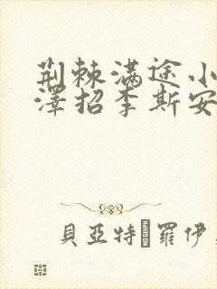 荆棘满途小说李泽招李斯安封面