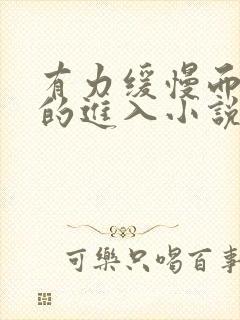 有力缓慢而坚定的进入小说