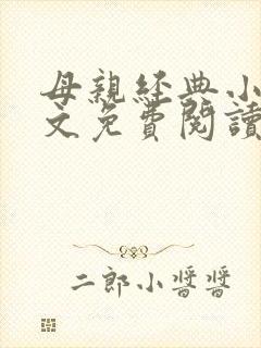 母亲经典小说全文免费阅读