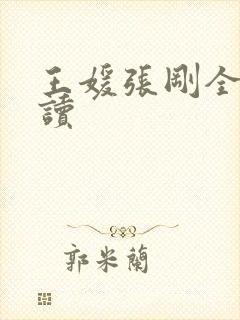 王媛张刚全文阅读封面