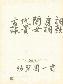 古代闺房调教h揉贵女调教记