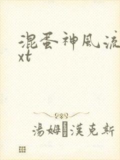 混蛋神风流史txt