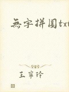 无字拼图txt封面