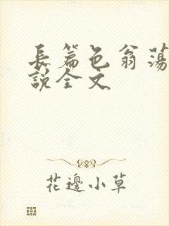 长篇色翁荡熄小说全文