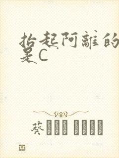 抬起阿离的腿就是C封面