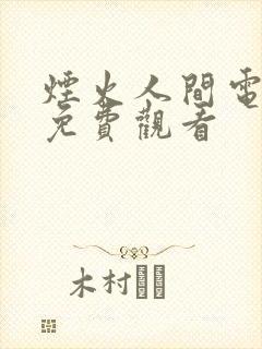 烟火人间电视剧免费观看