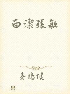白洁张敏封面