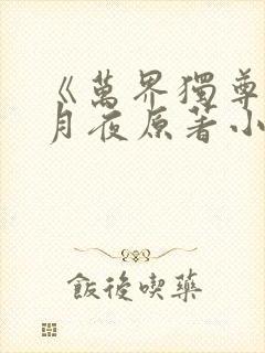 《万界独尊》妖月夜原著小说