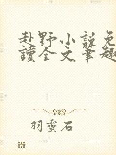 赴野小说免费阅读全文笔趣阁