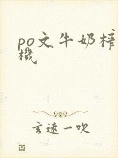 po文牛奶榨汁机