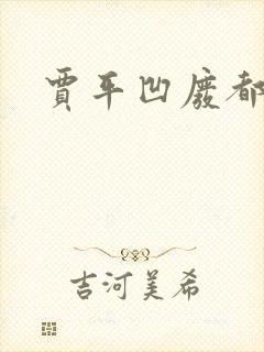 贾平凹废都封面