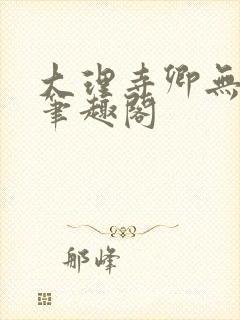 大理寺卿无删改笔趣阁封面