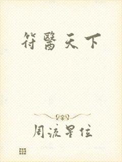 符医天下封面
