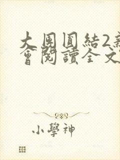 大团圆结2亲情会阅读全文