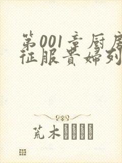 第001章厨房征服贵妇列静