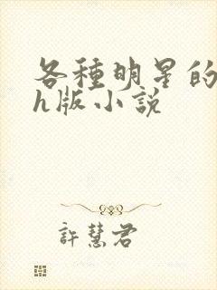 各种明星的综艺h版小说