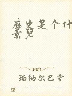 历史是个什么玩意儿