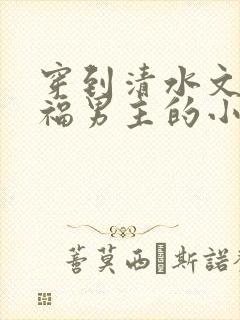 穿到清水文里造福男主的小说