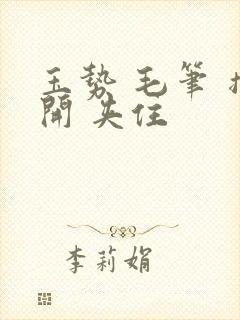 玉势 毛笔 撑开 夹住