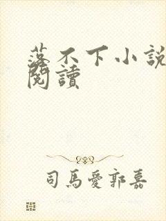 落不下小说免费阅读