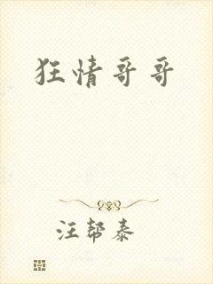 狂情哥哥封面