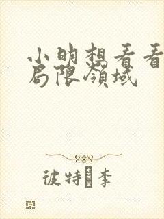 小明想看看永久局限领域封面