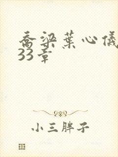 乔梁叶心仪3233章