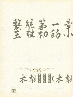 系统第一章给宿主破初的小说封面