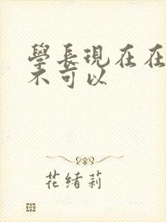 学长现在在上课不可以