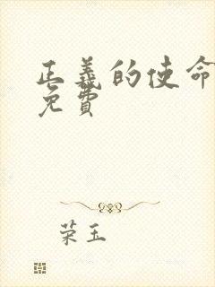 正义的使命全文免费