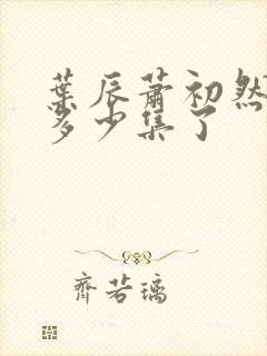 叶辰萧初然更新多少集了