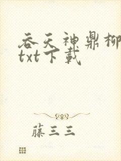 吞天神鼎柳无邪txt下载