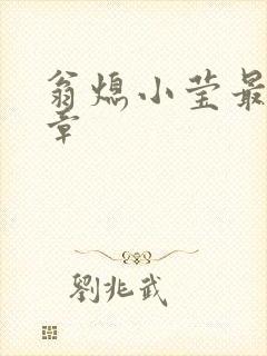 翁熄小莹最新节章