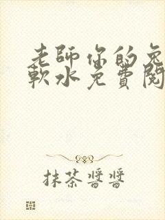 老师你的兔子好软水免费阅读